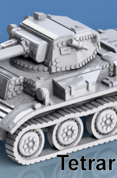 British -Tetrarch Light Tank  (3)