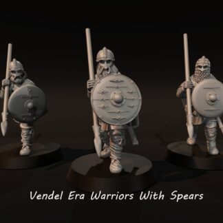 Dark Ages - Vendel Era Warriors With Spears