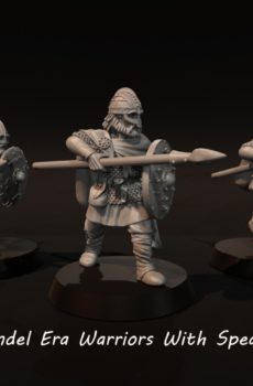 Dark Ages - Vendel Era Warriors With Spears #2