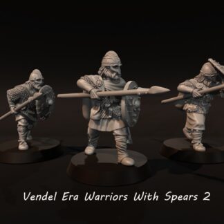 Dark Ages - Vendel Era Warriors With Spears #2