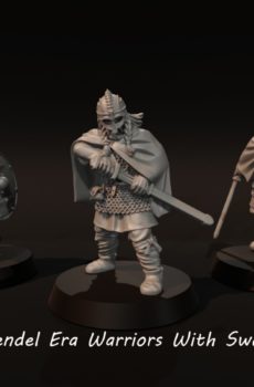 Dark Ages - Vendel Era Warriors With Swords