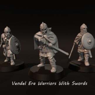 Dark Ages - Vendel Era Warriors With Swords