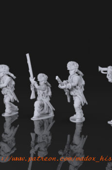 AWI Continental Light Dragoons Dismounted