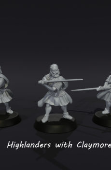 Medieval - Scots Highlanders with Claymores