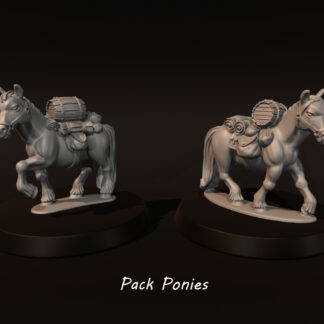 Animals - Pack Ponies