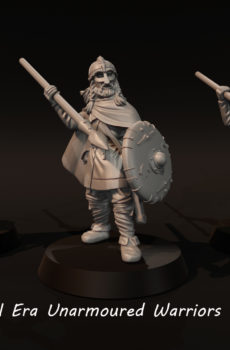 Dark Ages - Vendel Era Warriors Unarmored With Spears 1