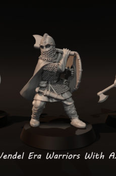 Dark Ages - Vendel Era Warriors With Axes