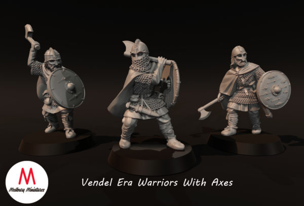 Dark Ages - Vendel Era Warriors With Axes