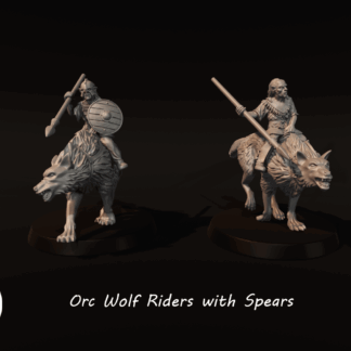 LOTR - Orc wolf Riders with Spears