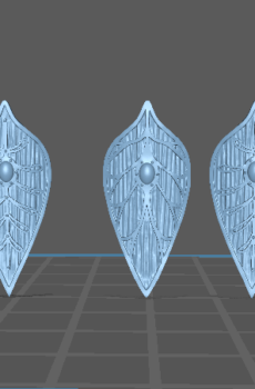 LOTR - Elven Leaf Shields