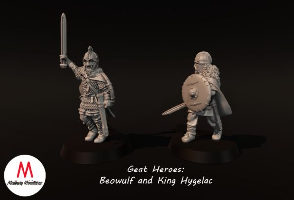 Dark Ages - Vendel Era Beowulf and King Hygelac - Image 2