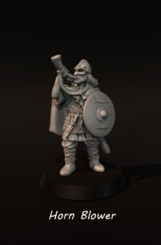Dark Ages - Vendel Era  Horn Blower
