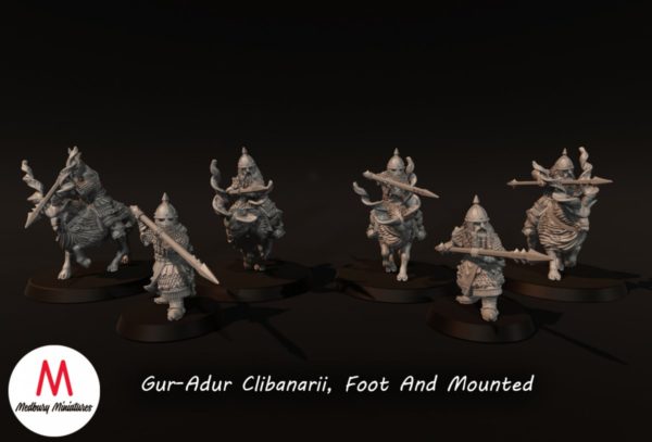 LOTR Dwarf Gur-Adur Mtd. Clibanarii