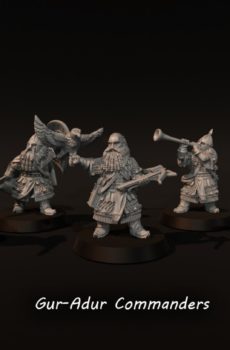 LOTR Dwarf Gur-Adur Commanders