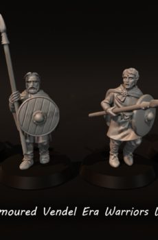 Dark Ages - Unarmoured Vendel Era Warriors With Spears 3