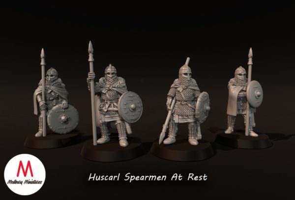 Dark Ages - Huscarl Spearmen At Rest