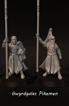 LOTR - Elven Gwyrdgalas Pikemen