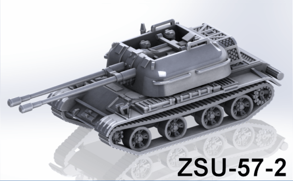 Russian - ZSU-57-2 Tank (3)