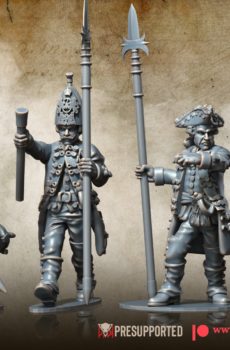 AWI Hessian Infantry with Command