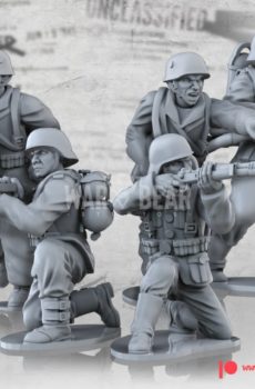 WWII German Flamethrower Team