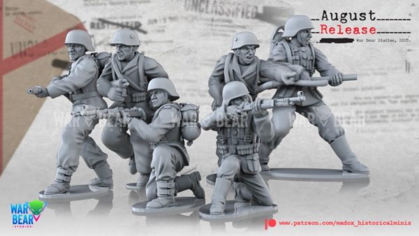 WWII German Flamethrower Team