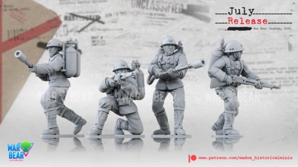 WWII Japanese Flamethrower Team
