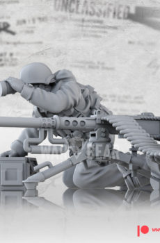 WWII US Army In The Pacific Heavy MG