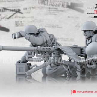 WWII US Army In The Pacific Heavy MG