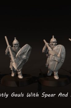 Ghostly Gaul's With Spears And Shield