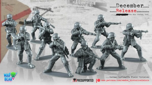 WWII German Luftwaffe Infantry Squad