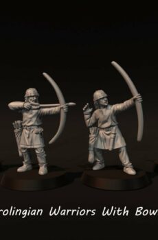 Medieval - Carolingian Warriors With Bows 1
