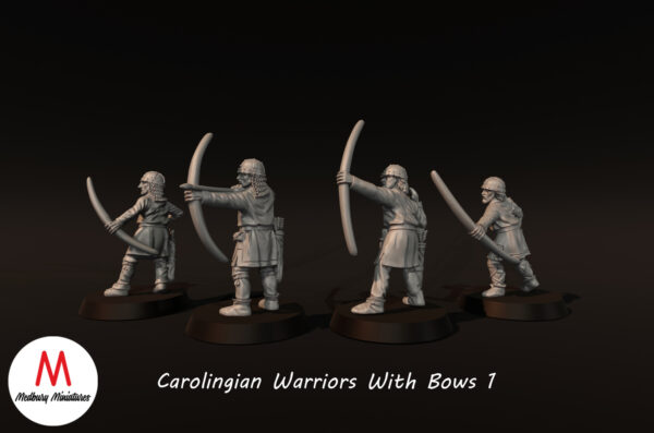 Medieval - Carolingian Warriors With Bows 1 - Image 2