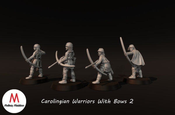 Medieval - Carolingian Warriors With Bows 2 - Image 2
