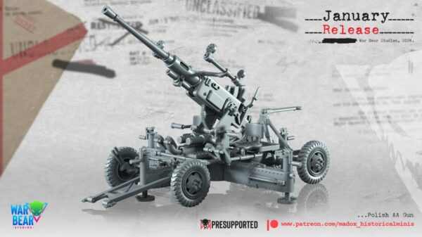 WWII Polish AA Gun