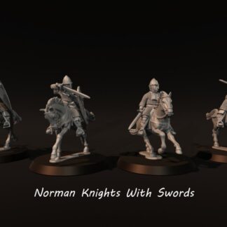 Norman Knights With Swords