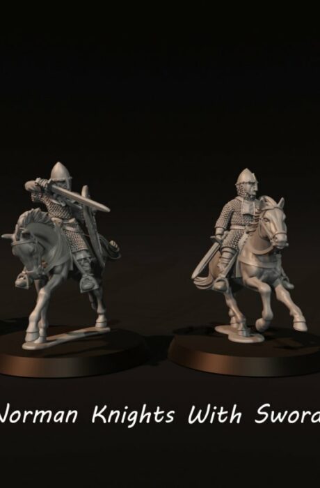 Norman Knights With Swords