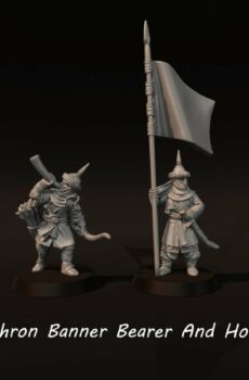 LOTR - Southron Banner Bearer and Horn Blower