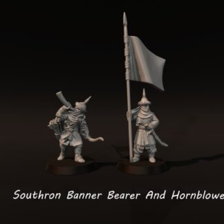 LOTR - Southron Banner Bearer and Horn Blower
