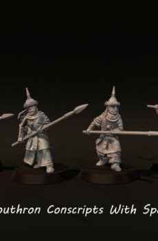 LOTR - Southron Conscripts With Spears