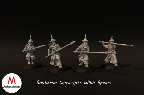 LOTR - Southron Conscripts With Spears