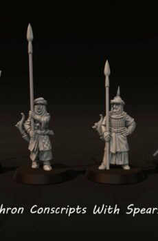 LOTR - Southron Conscripts With Spears and Bows