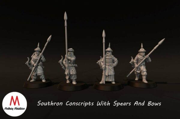 LOTR - Southron Conscripts With Spears and Bows
