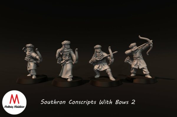 LOTR - Southron Conscripts With Bows 2