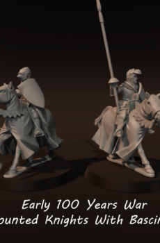 100yw Mounted Knights With Bascinets, Early