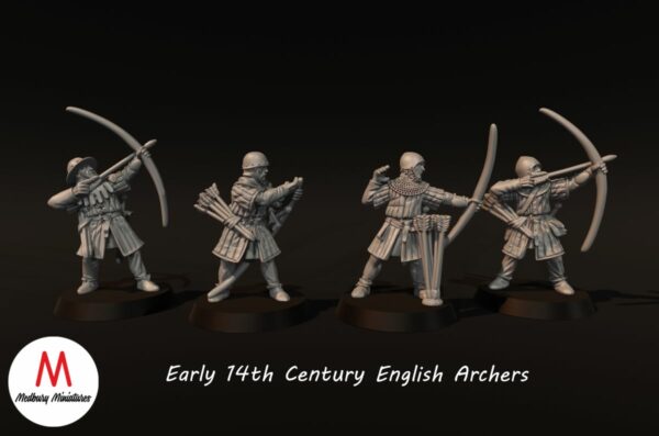 Early 14th Century English Archers - Image 3