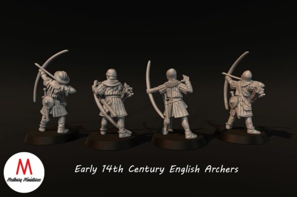Early 14th Century English Archers - Image 2