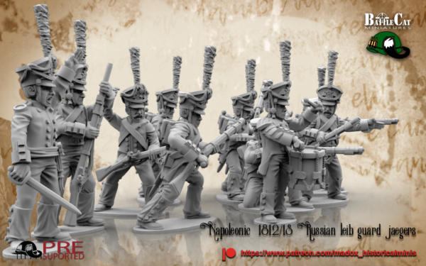 Napoleonic 1812 Russian Leib Guard Jaegers