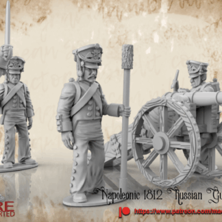 Napoleonic 1812 Russian Leib Guard artillery