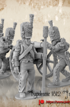Napoleonic 1812 French Guard Artillery