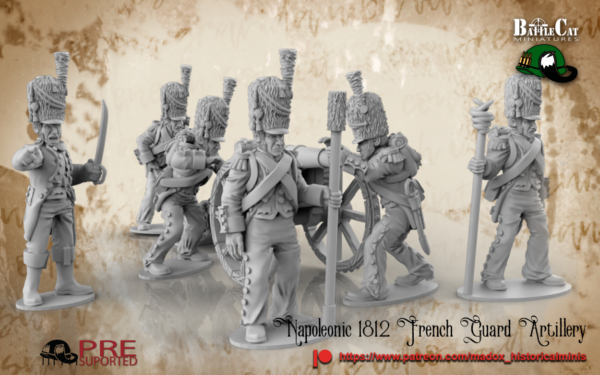 Napoleonic 1812 French Guard Artillery